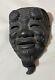 Antique 19th Century Solid Bronze Japanese Meiji Signed Noh Mask Wall Sculpture