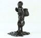Antique Japanese Meiji Period Bronze Of An Old Man Carrying A Basket