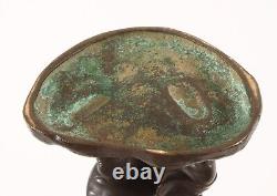 Genryusai Seiya 1868-1912 Bronze Okimono Figurine Rare Meiji period, 19/20th