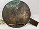 Japanese Antique Bronze Hand Mirror Tekami Meiji-taisho Era Signed 10.5 D 14.5l