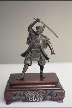 Japanese Bronze Samurai, Meiji