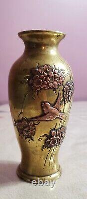 Japanese Bronze Vase, Meiji Period 19th Centery