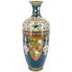 Japanese Cloisonné Vase 19 C Meiji Period 18 Inch Height