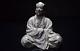 Antiquité Japonaise La Plus Grande Statue En Bronze Du Grand Maître De Thé Sen No Rikyu De L'époque Meiji