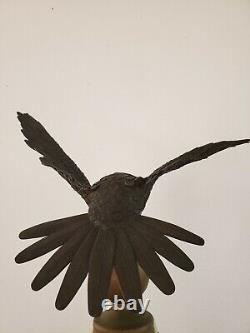 Okimono en bronze de l'aigle Meiji japonais